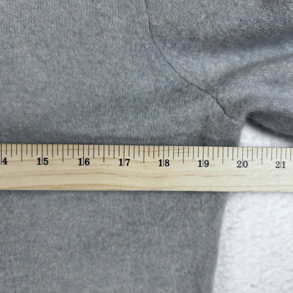 The Good Cashmere Standard 100% Cashmere Crewneck Sweater Grey Heather Womens M - Picture 10 of 10